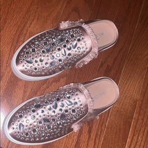 Aldo pink gem sneakers